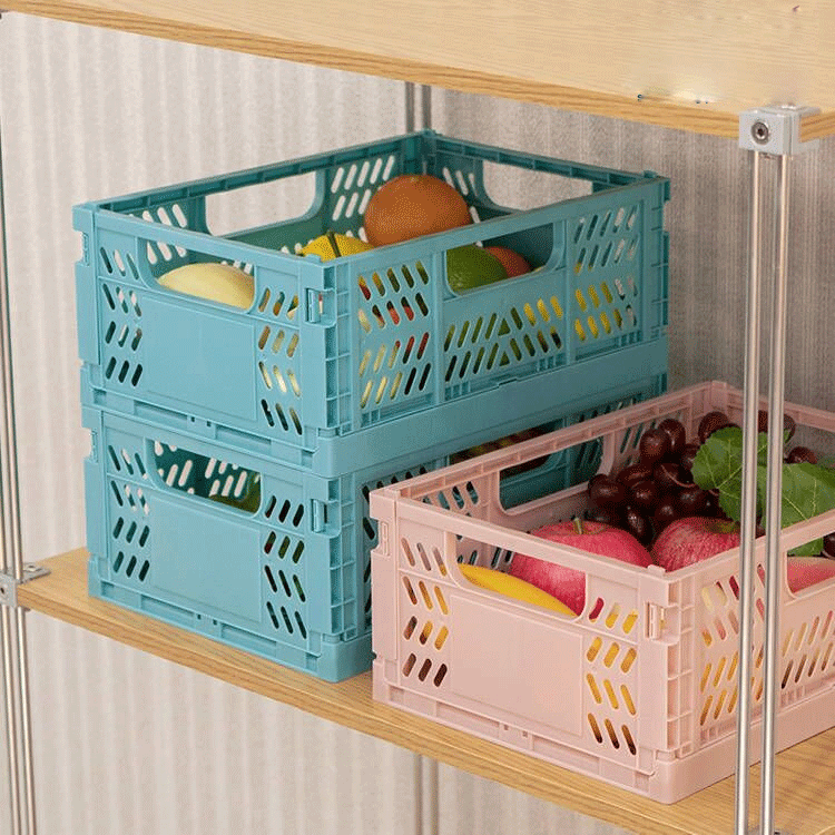 Trendy houseware utility basket crate.