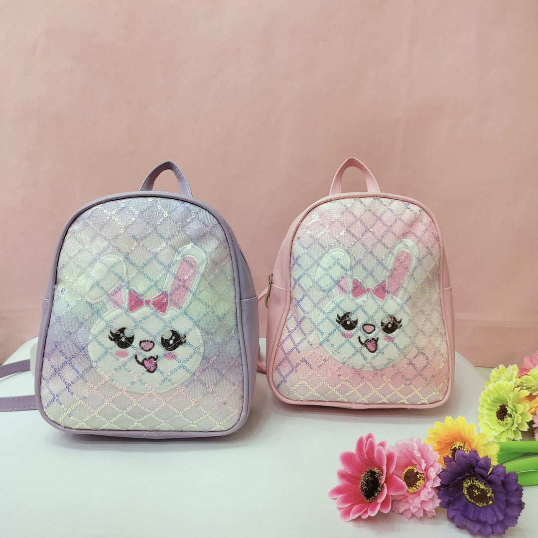 Printed Rabbit Mini Backpack. - TinyBo