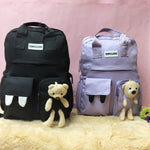 Load image into Gallery viewer, Fancy Bag With Mini Teddy. - TinyBo
