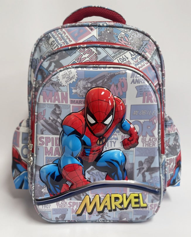 Kids Cartoon School Backpack with 4 Zipper Compartments (17 inch)