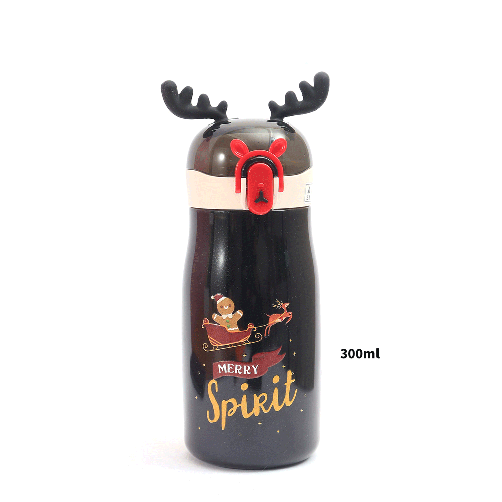 Fun Blast Kids Water Bottle With Deer Horn. - TinyBo