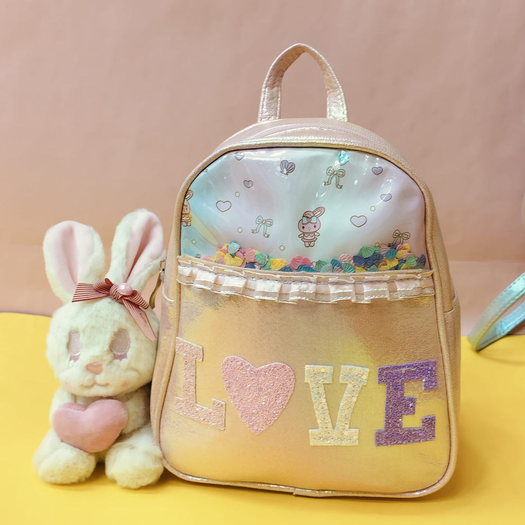 Printed Love Mini Backpack. - TinyBo