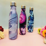 Load image into Gallery viewer, Marble Print Steel Water Bottle  500ML
