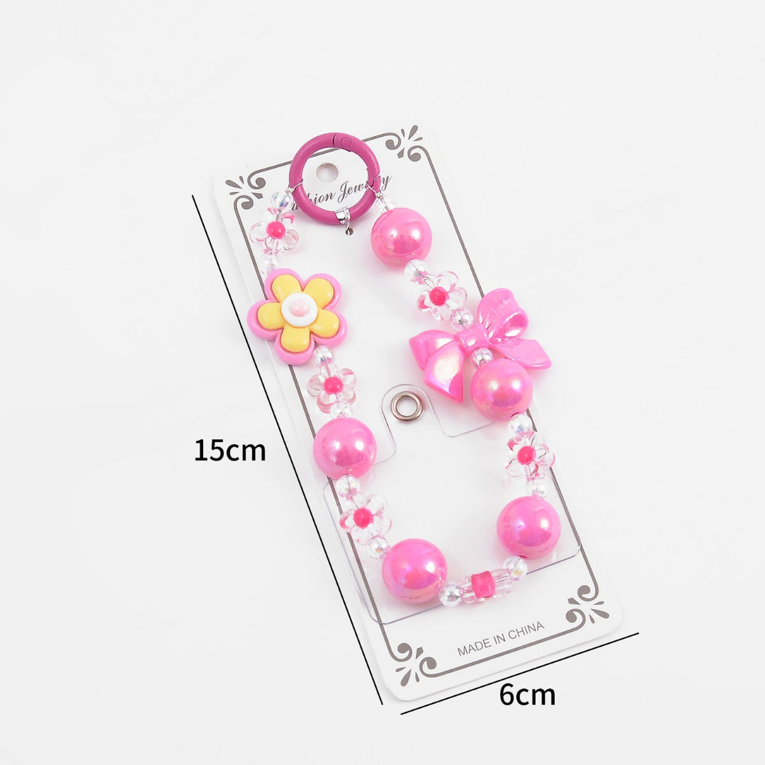 Whimsical Pearl Phone Charm And Keychain