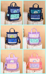 Load image into Gallery viewer, Kids Cartoon Tote Bag – Multi-Functional School &amp; Travel Tote with Shoulder Strap
