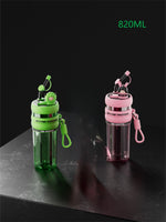 Load image into Gallery viewer, Long Sipper Sports Water Bottle 820ML - TinyBo
