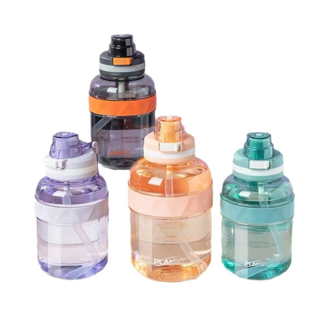 Motivational Hydration Tumbler with Adjustable Strap (1500 ml)