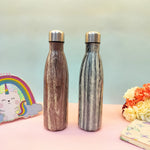 Load image into Gallery viewer, Shiny Woody Print Steel Water Bottle.(500mL) - TinyBo
