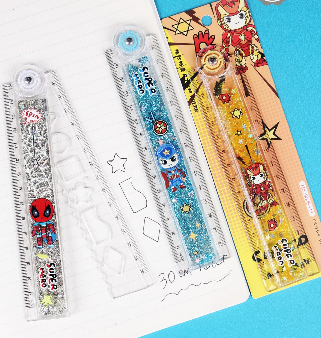 Super Hero Theme Ruler (30cm)