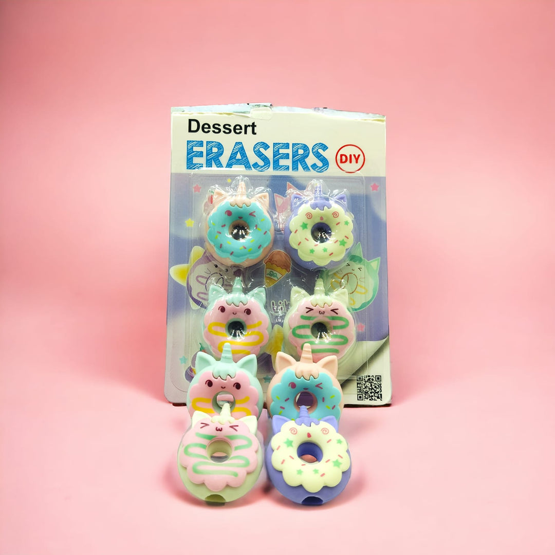 Dessert Theme Eraser Pack.