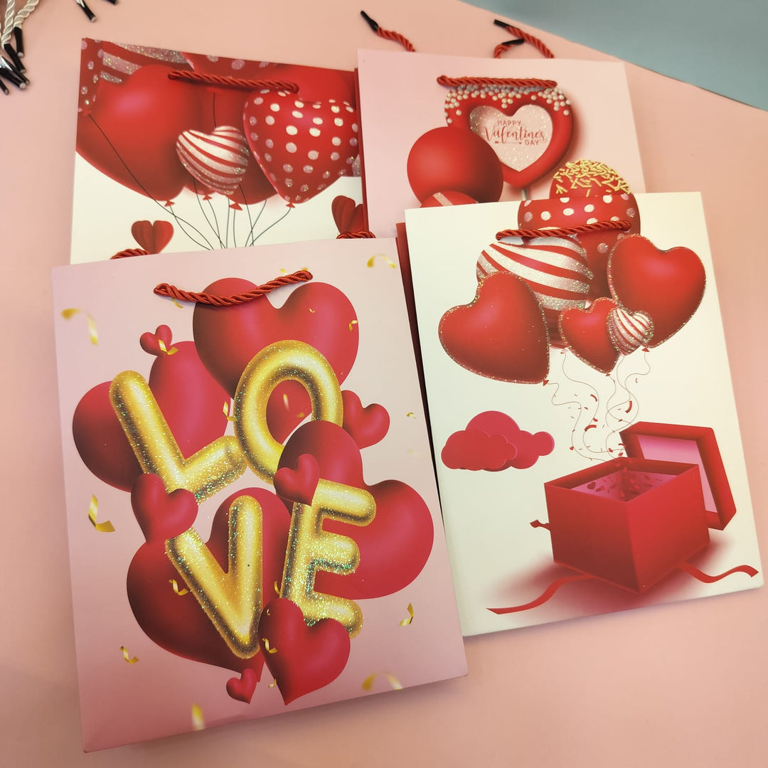 Valentines Day Theme Gift Paper Bag. - TinyBo