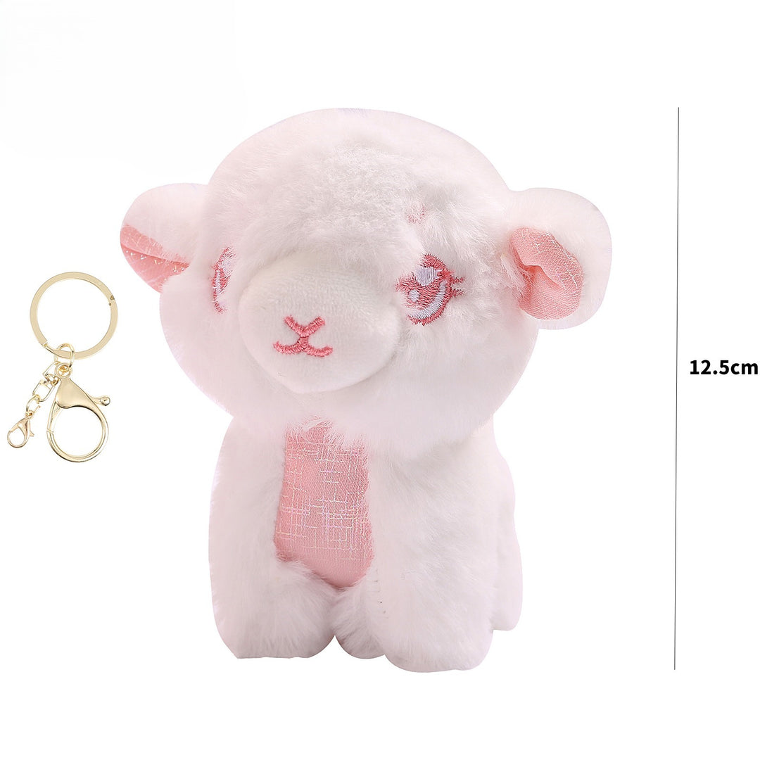 Small Sheep Soft Toy Keychain. - TinyBo