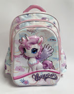 Load image into Gallery viewer, Kids Cartoon School Backpack with 4 Zipper Compartments (17 inch)
