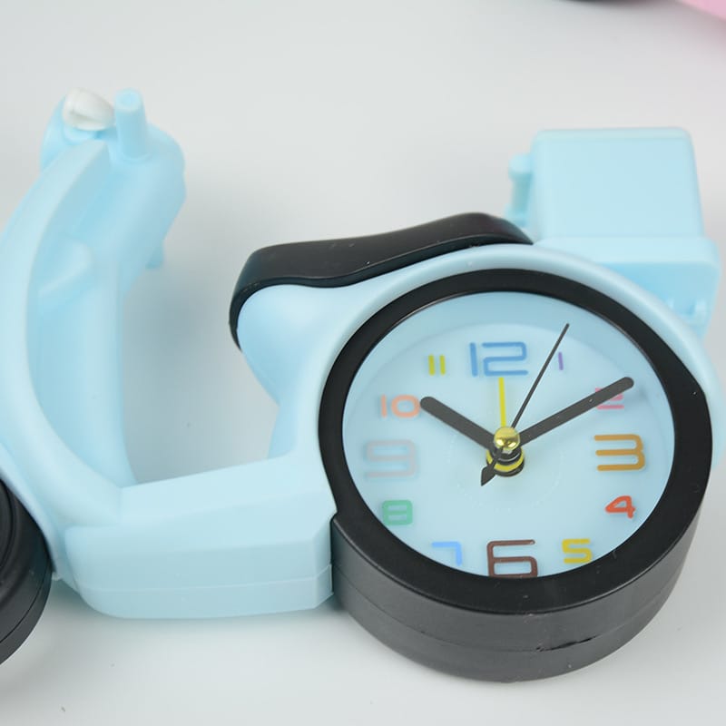 Scooter Shape Table Alarm Clock for Kids