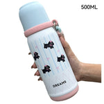 Load image into Gallery viewer, Cute Animal-Themed Stainless Steel Kids Thermos Bottle (500 ml)
