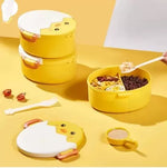 Load image into Gallery viewer, Unique &amp; stylish chicken in a egg shape lunch box. - TinyBo
