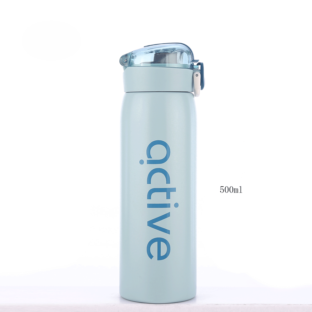 Active Printed Steel Water Bottle.(550ML) - TinyBo