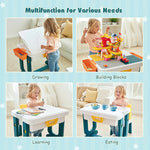 Load image into Gallery viewer, 6 in 1 Kids Multi Activity Table Chair Set. - TinyBo
