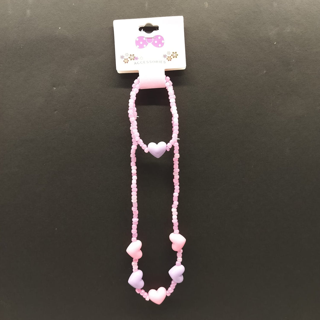 Necklace With Bracelet For Your Little Girls.