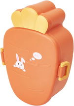 Load image into Gallery viewer, Hey Bunny Love Carrot Shape Lunch Box.
