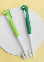 Load image into Gallery viewer, Dino Cartoon Toothbrush.
