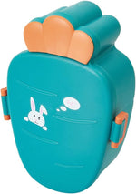 Load image into Gallery viewer, Hey Bunny Love Carrot Shape Lunch Box.
