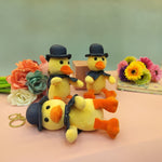 Load image into Gallery viewer, Magician Duckling Theme Plush Keychain. - TinyBo
