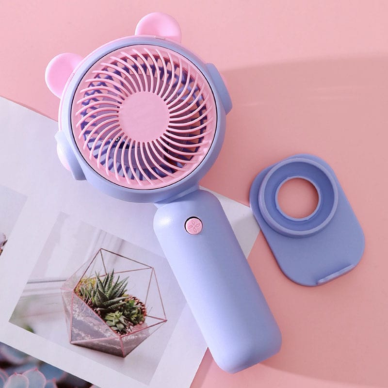 Portable USB Rechargeable Mini Handheld Fan