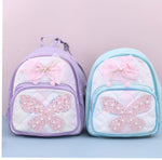 Load image into Gallery viewer, Printed Butterfly Theme Mini Backpack.
