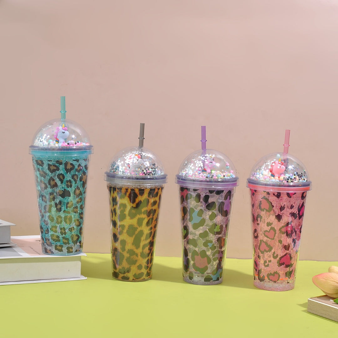 Unicorn Theme Sipper Tumbler (450ml)