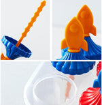 Load image into Gallery viewer, Rocket Design 6pc Ice Candy Mold/Popsicle Maker. - TinyBo
