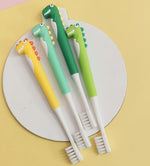 Load image into Gallery viewer, Dino Cartoon Toothbrush. - TinyBo
