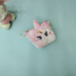 Load image into Gallery viewer, Unicorn Theme Coin Pouch With Keychain - TinyBo
