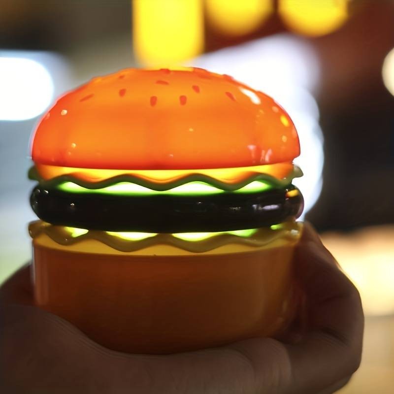 Burger shaped lamp.