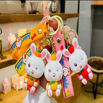 Load image into Gallery viewer, Rabbit Theme Cute  Keychain.
