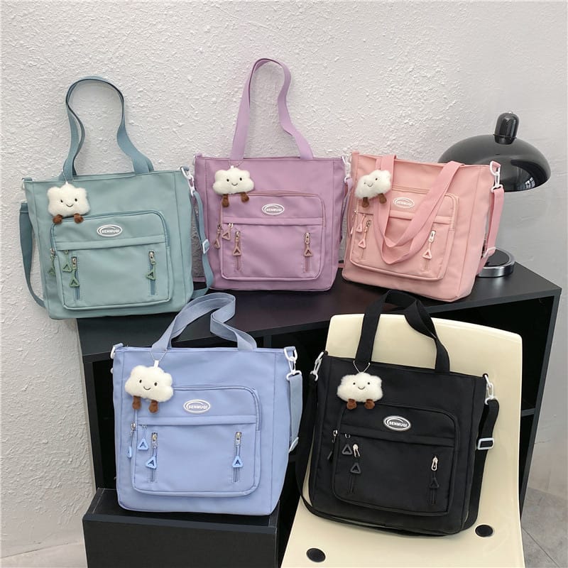 Trendy Multi-Pocket Tote Bag for Women 