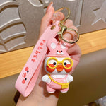 Load image into Gallery viewer, Cartoon Theme Duck Keychain.
