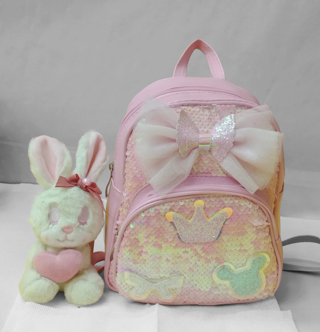 Mini Sequence Bow Backpack. - TinyBo