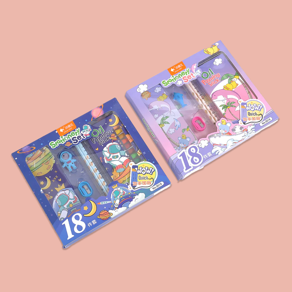 7 in 1 Stationery Combo Set.(Mini Gifting Set)