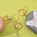 Load image into Gallery viewer, Glitter Butterfly Mini Backpack Keychain – Cute Coin Pouch for Girls &amp; Women
