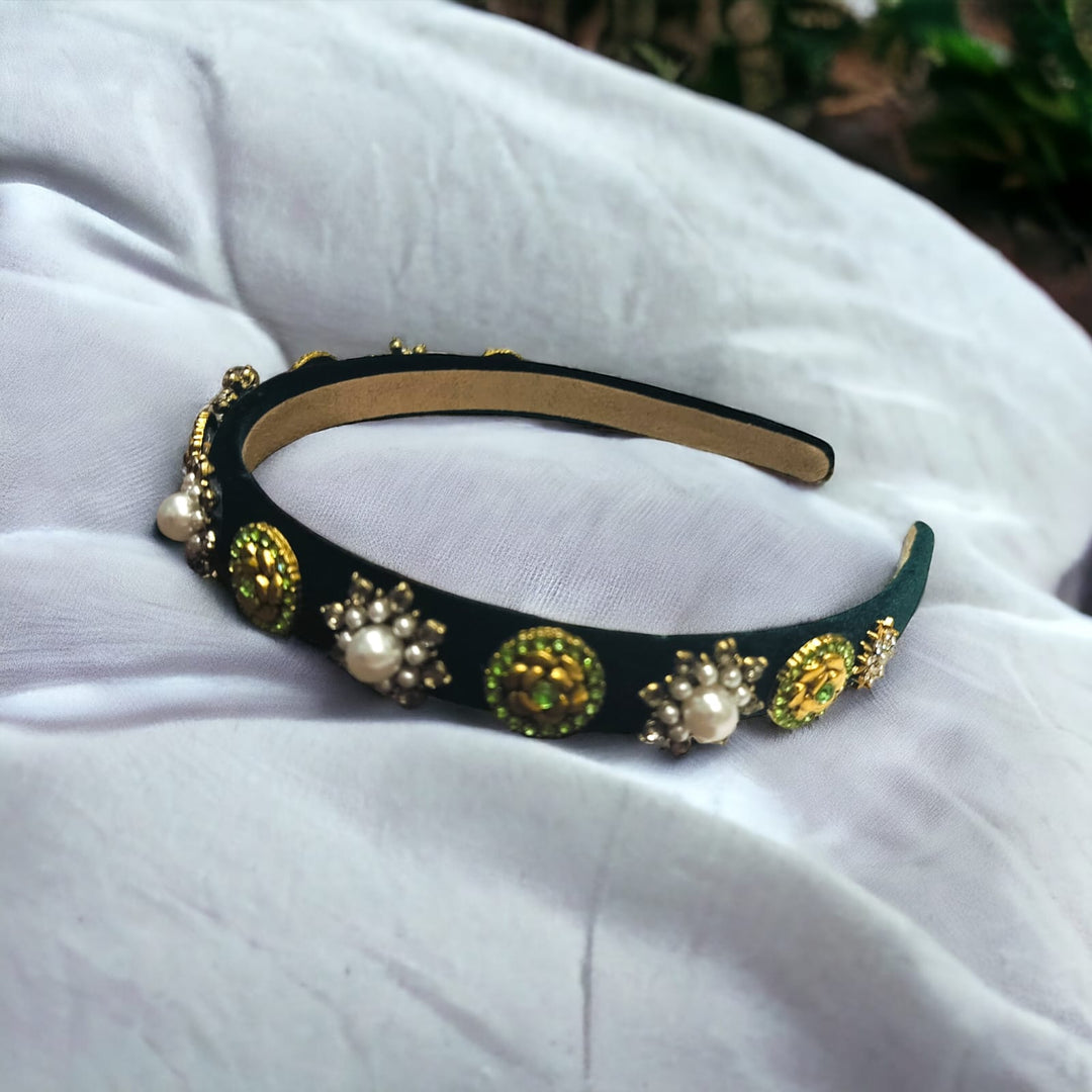 Magnificent Mughal Theme Hairband. - TinyBo