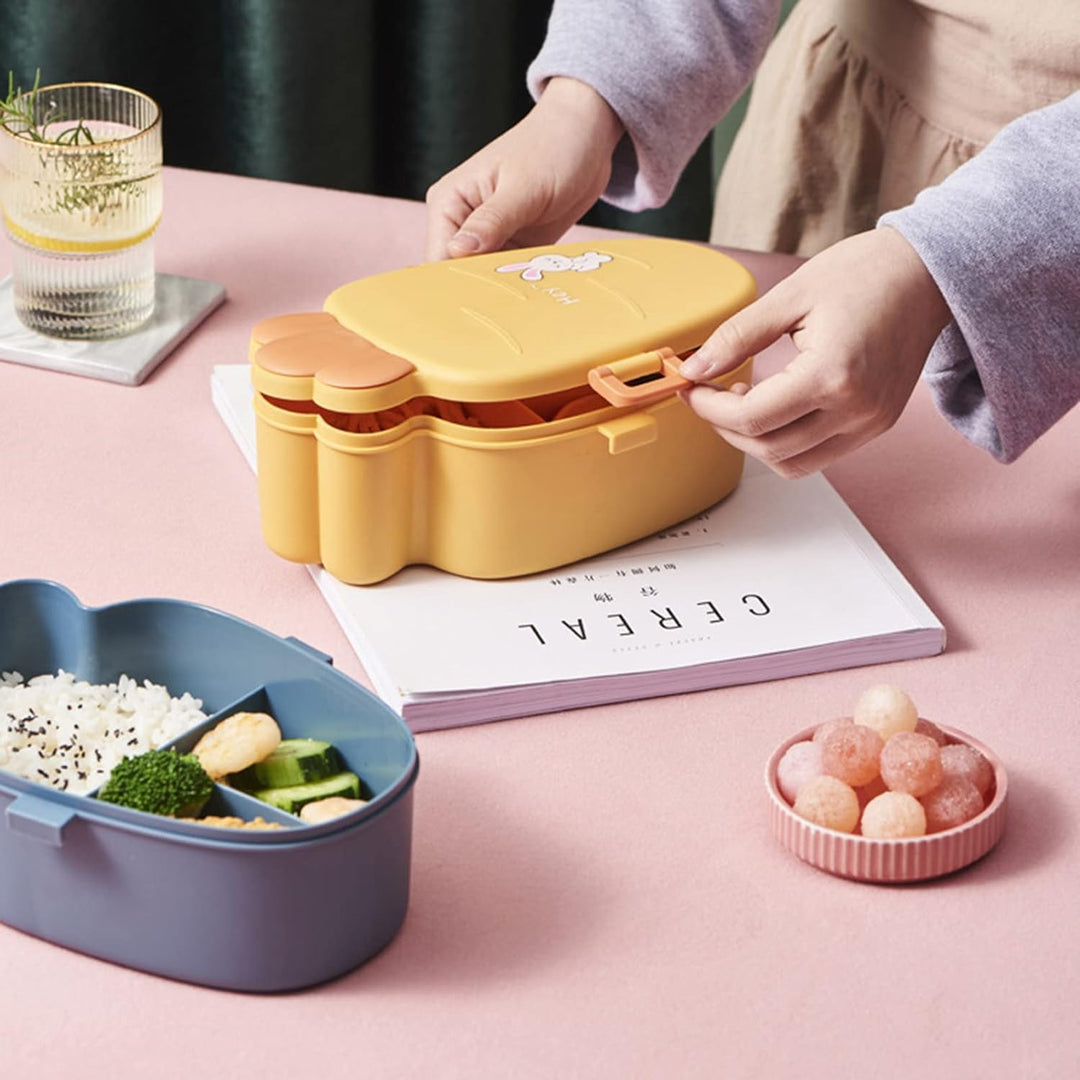 Hey Bunny Love Carrot Shape Lunch Box. - TinyBo