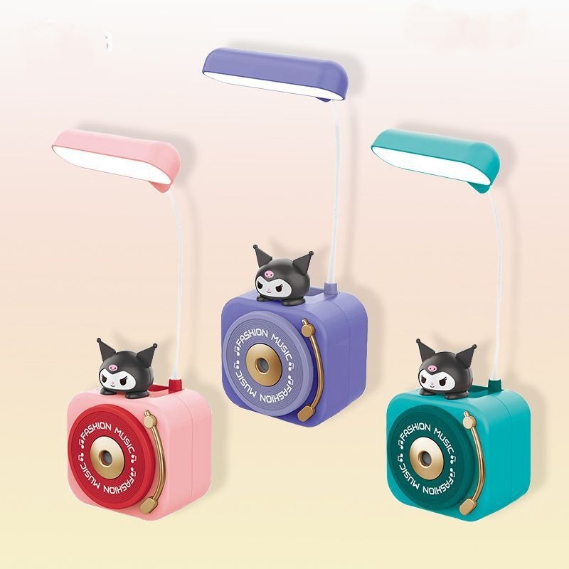 Kuromi Desk Lamp with Built-in Sharpener