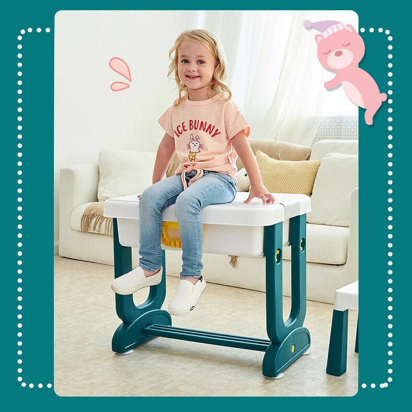 6 in 1 Kids Multi Activity Table Chair Set.