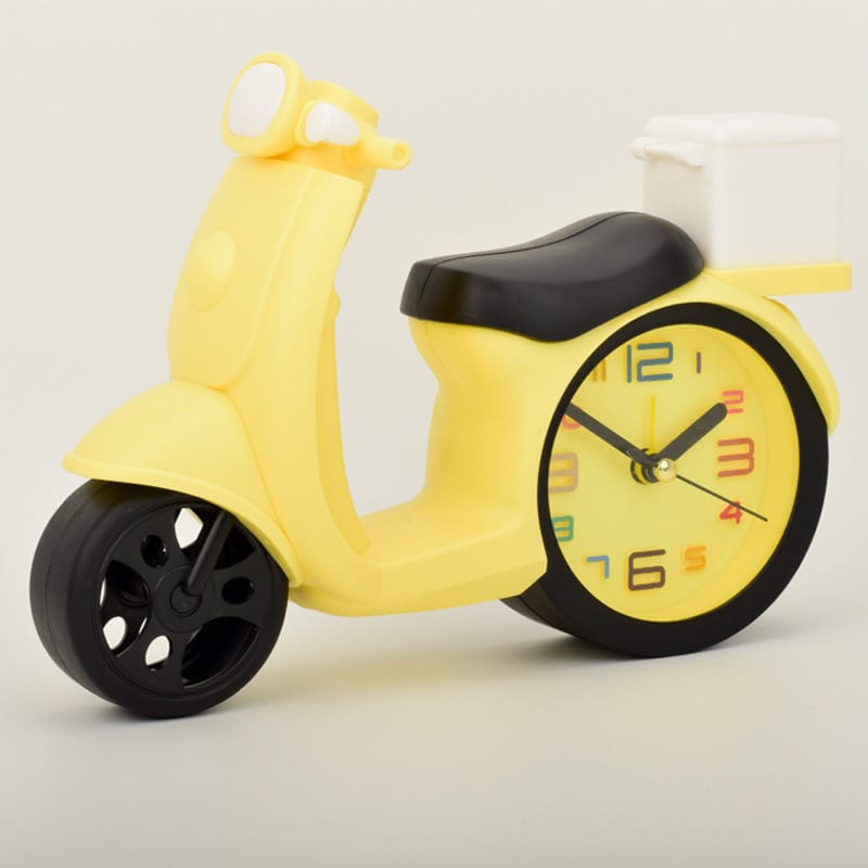 Scooter Shape Table Alarm Clock for Kids