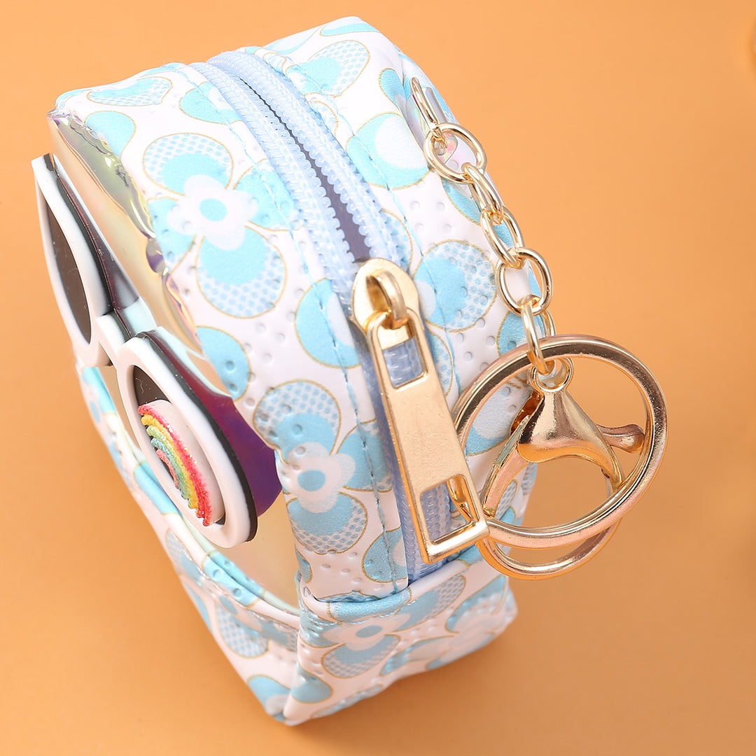 Goggles Theme 2 in 1 Coin Pouch And Keychain. - TinyBo