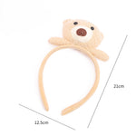 Load image into Gallery viewer, Teddy Face hairband.
