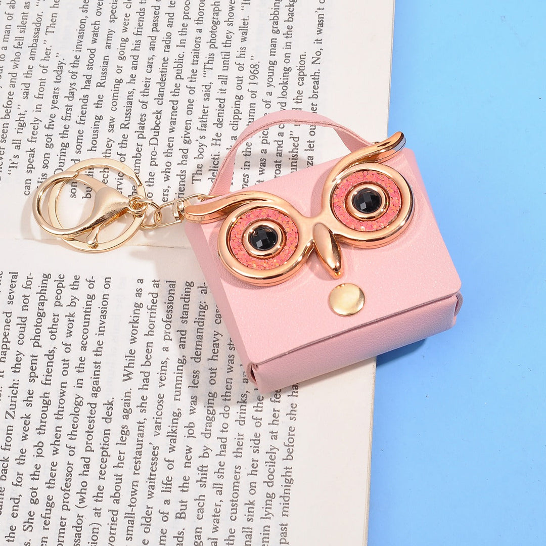 owl coin pouch keychain for daily use