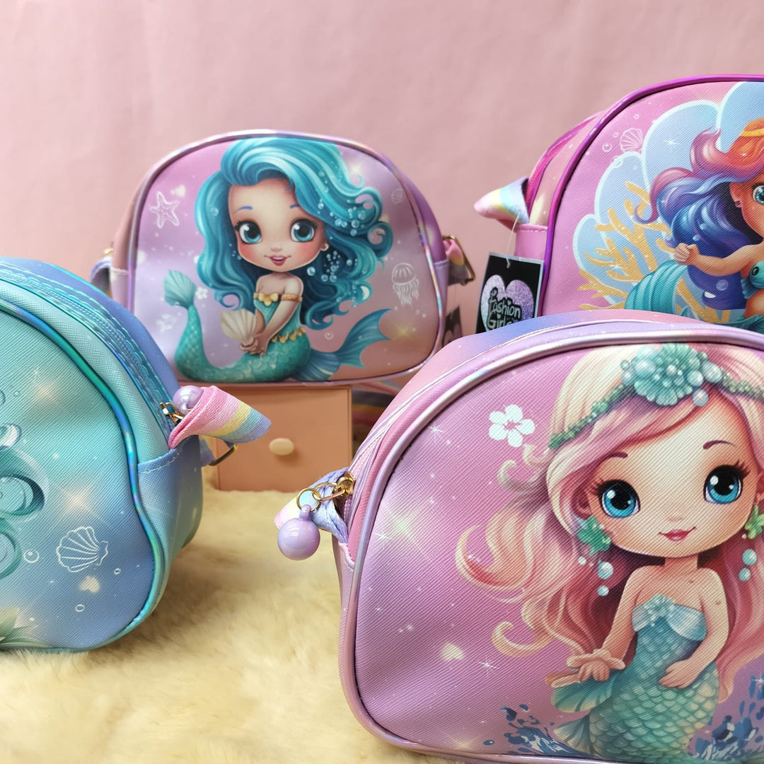 Mermaid Theme Sling Bag. - TinyBo