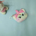 Load image into Gallery viewer, Unicorn Theme Coin Pouch With Keychain - TinyBo
